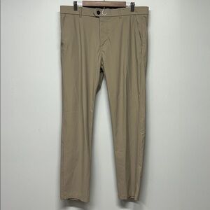Greyson Golf Pants Size 35 Tan Athletic Performance
